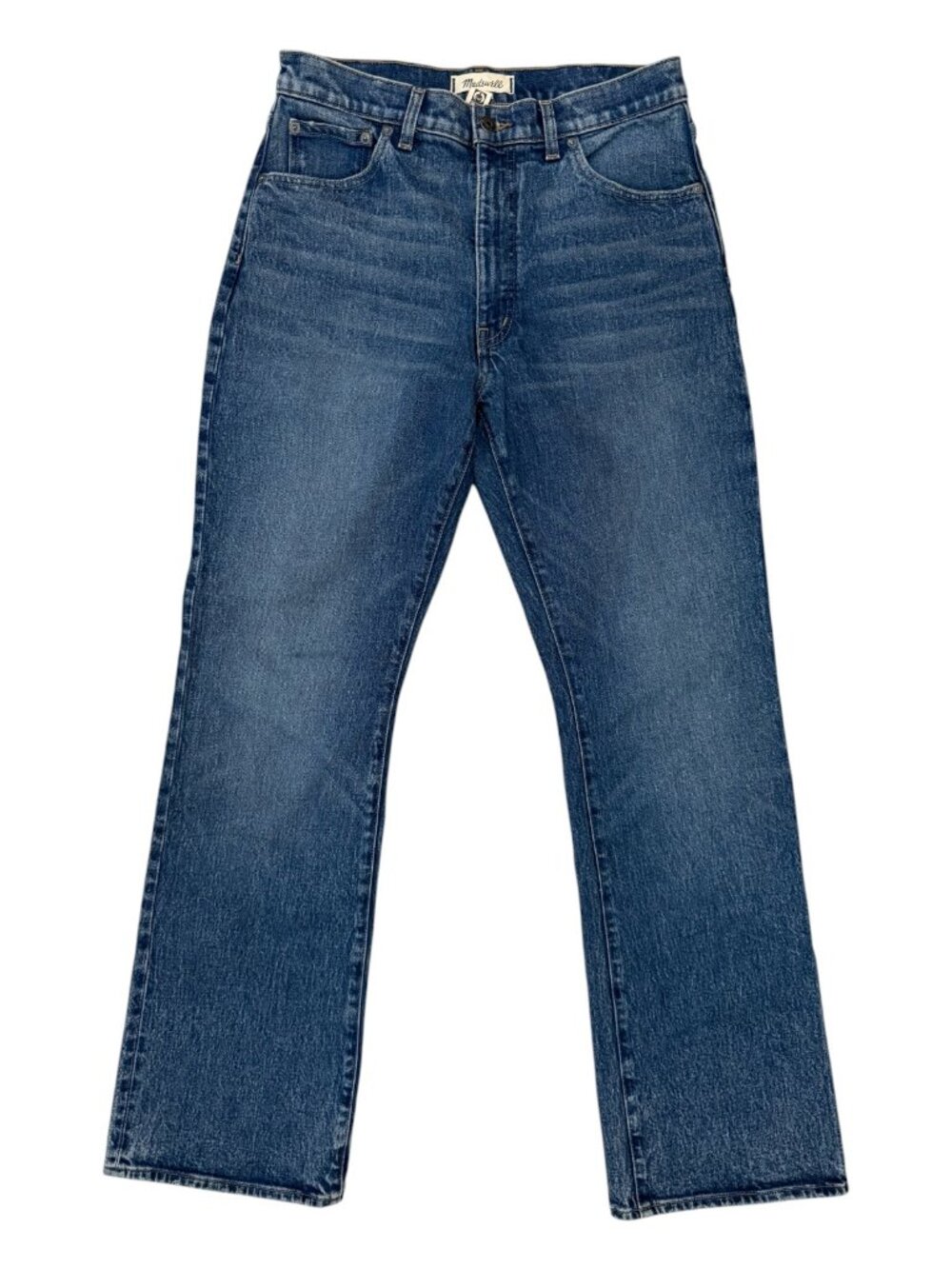 Madewell Bootcut Jeans in Medium Wash Blue
